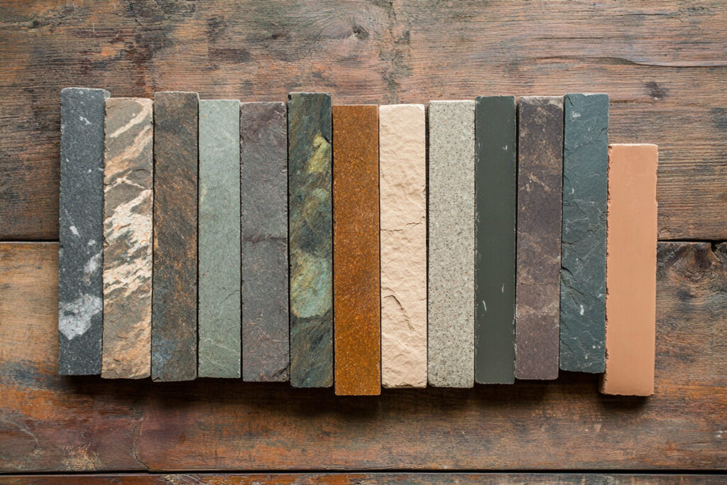 Measuring tile thickness